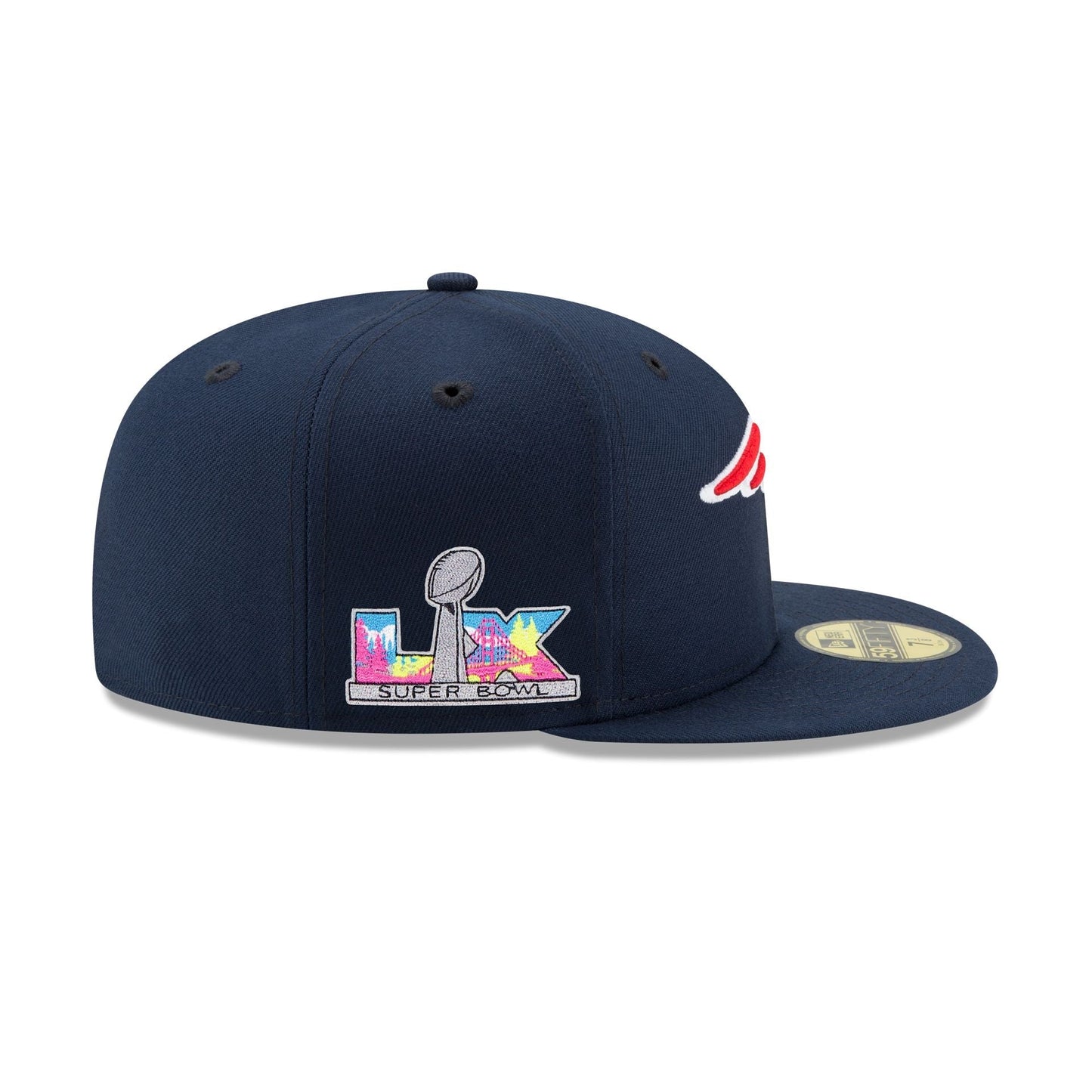 New England Patriots Super Bowl LX Participation Sidepatch 59FIFTY Fitted Hat