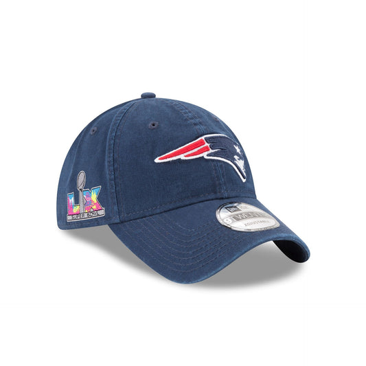 New England Patriots Super Bowl LX Participation Sidepatch 9TWENTY Adjustable Hat