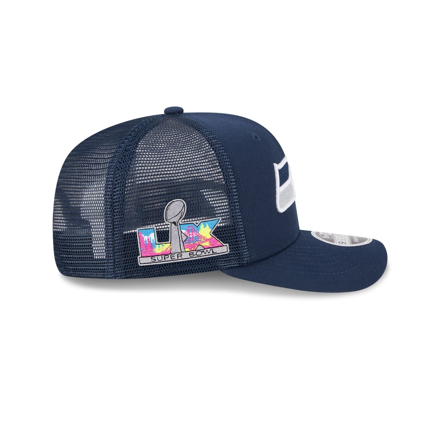 Seattle Seahawks Super Bowl LX Participation Sidepatch 9SEVENTY Trucker Hat