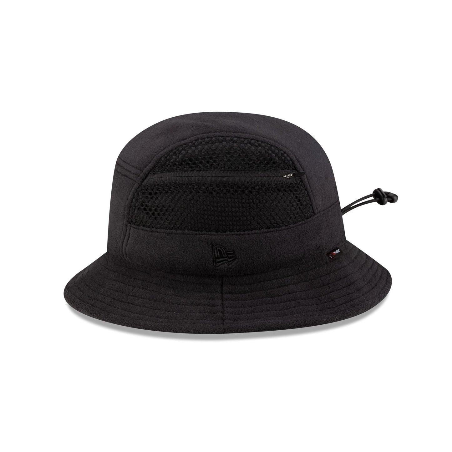 New Era Branded Black Polartec Explorer Bucket Hat