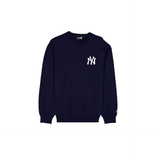 New York Yankees Navy Track Crewneck