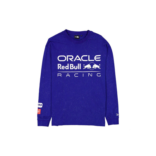 Oracle Red Bull Racing Linear Graphic Blue Long-Sleeve T-Shirt