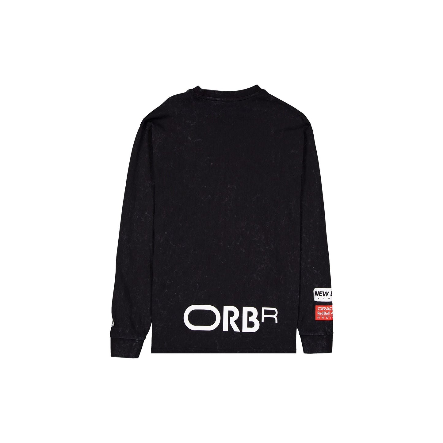 Oracle Red Bull Racing Linear Graphic Black Long-Sleeve T-Shirt