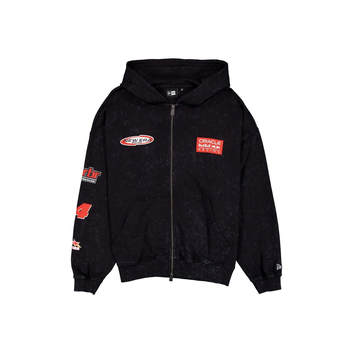 Oracle Red Bull Racing Graphic Black Full-Zip Hoodie
