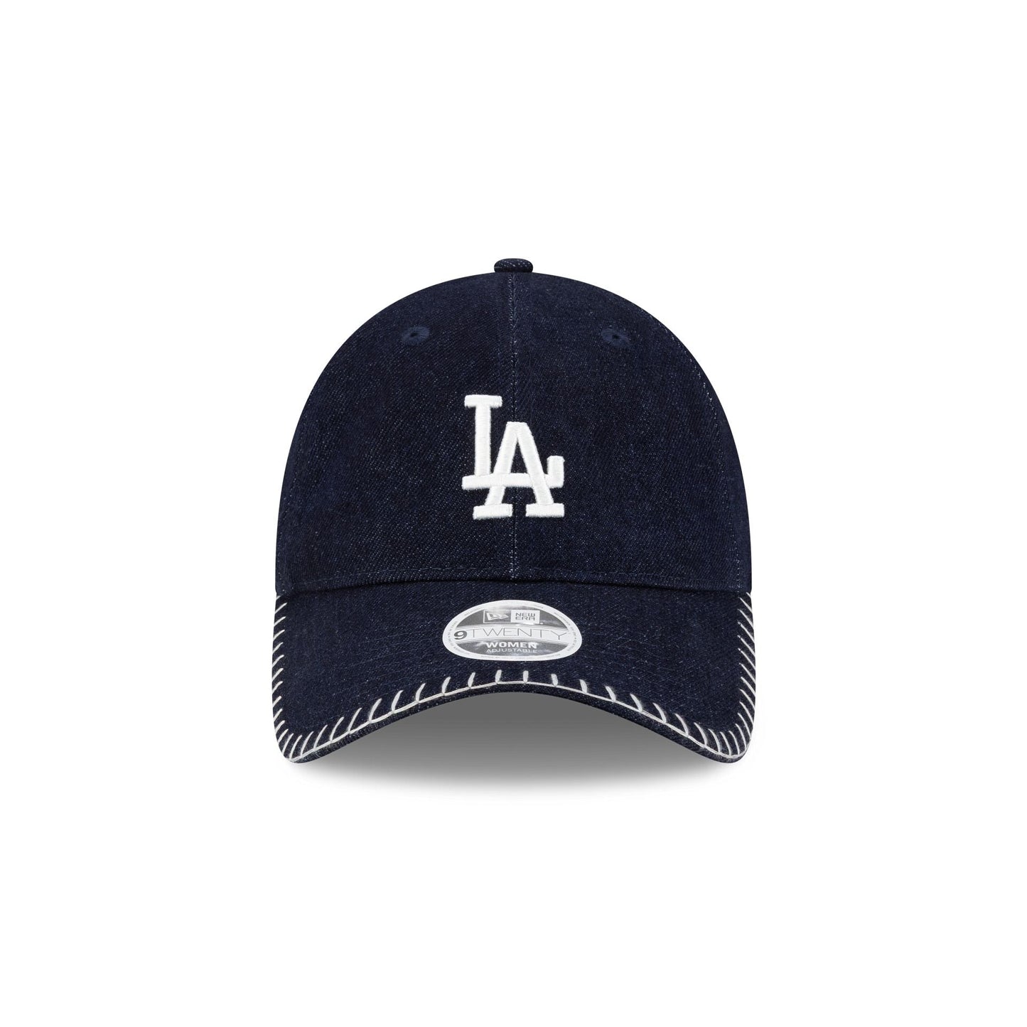Los Angeles Dodgers Navy Denim Stitch Women's 9TWENTY Adjustable Hat