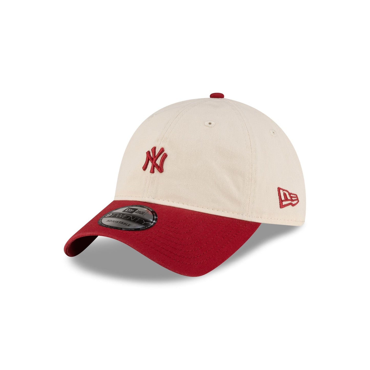 New York Yankees Mini Logo Red 9TWENTY Adjustable Hat