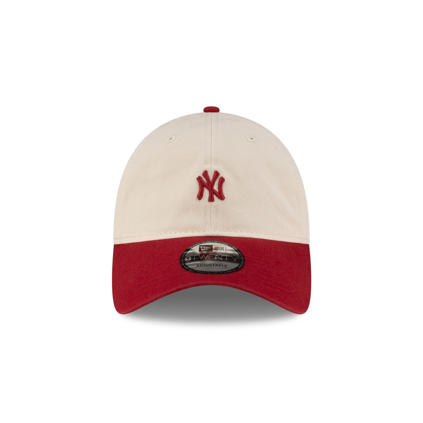 New York Yankees Mini Logo Red 9TWENTY Adjustable Hat