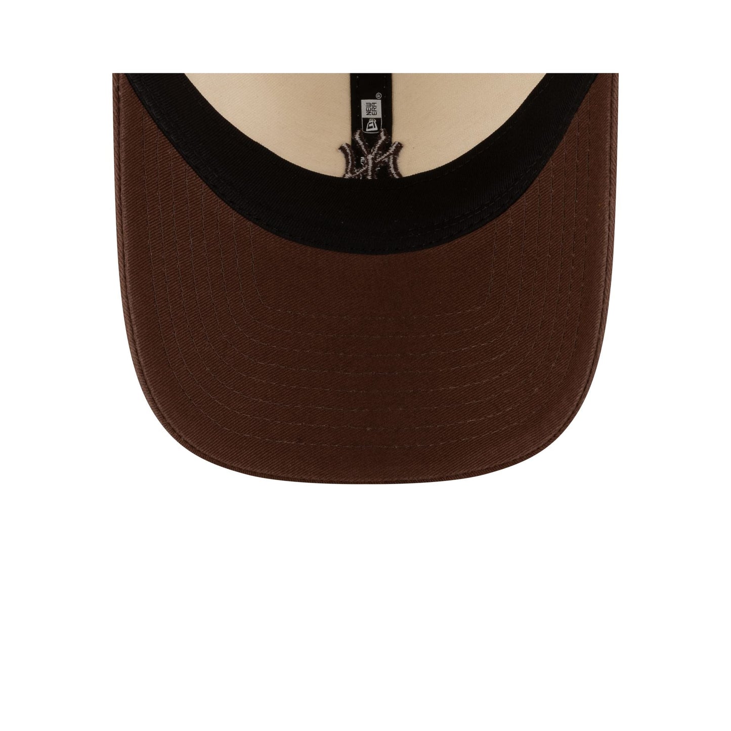 New York Yankees Mini Logo Brown 9TWENTY Adjustable Hat