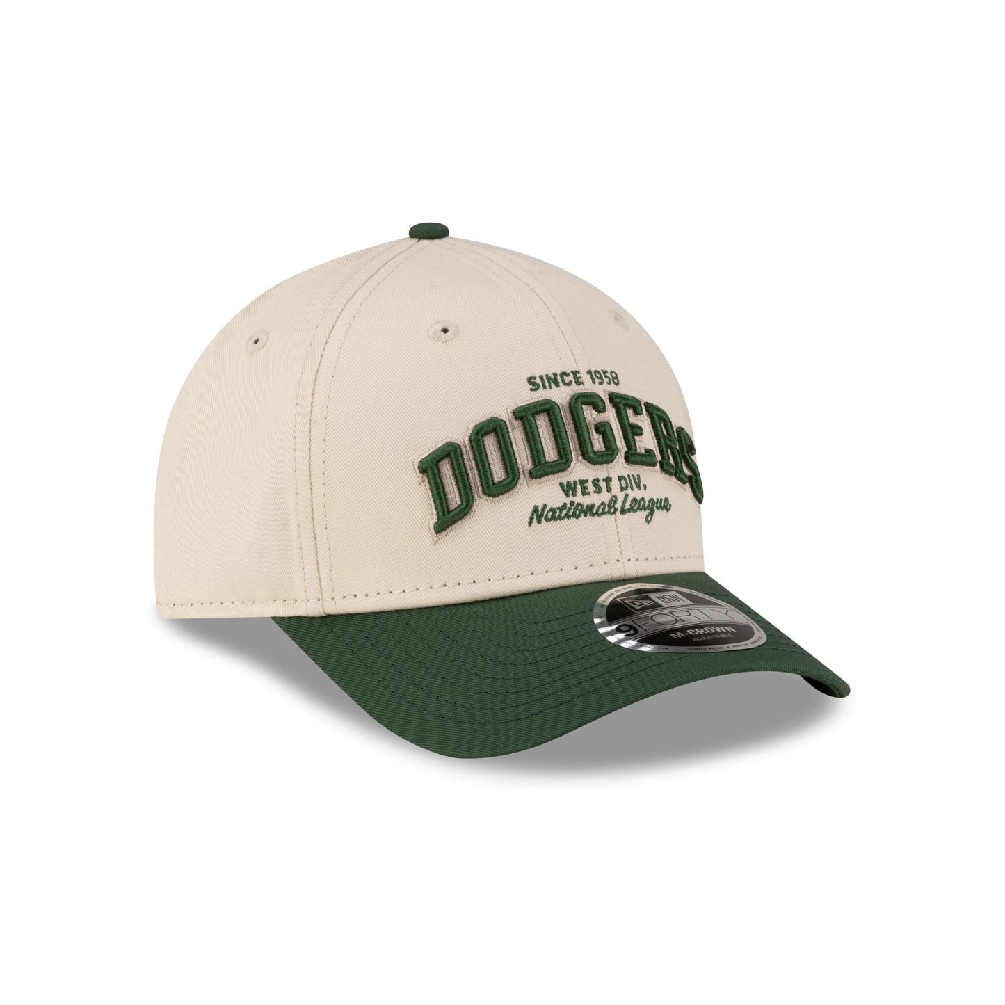 Los Angeles Dodgers Wordmark Light Cream 9FORTY M-Crown Adjustable Hat