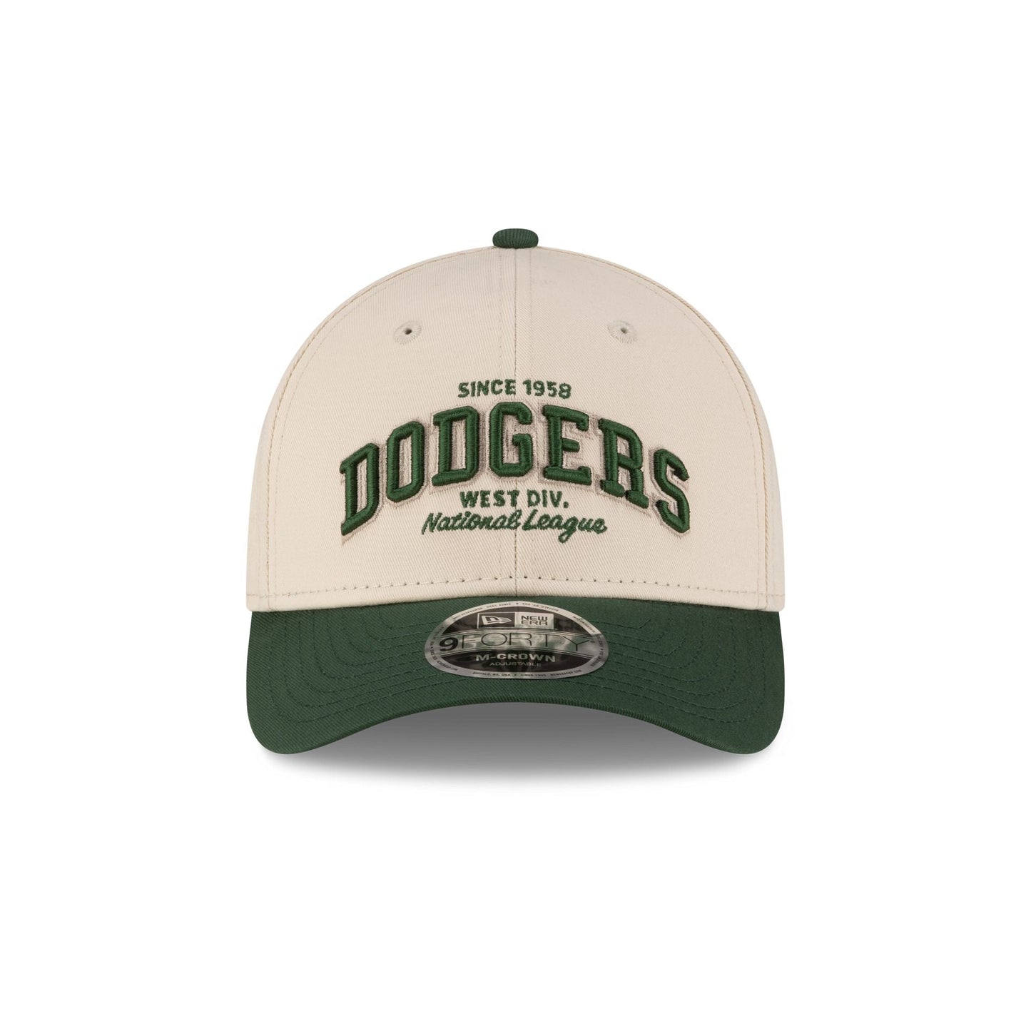 Los Angeles Dodgers Wordmark Light Cream 9FORTY M-Crown Adjustable Hat