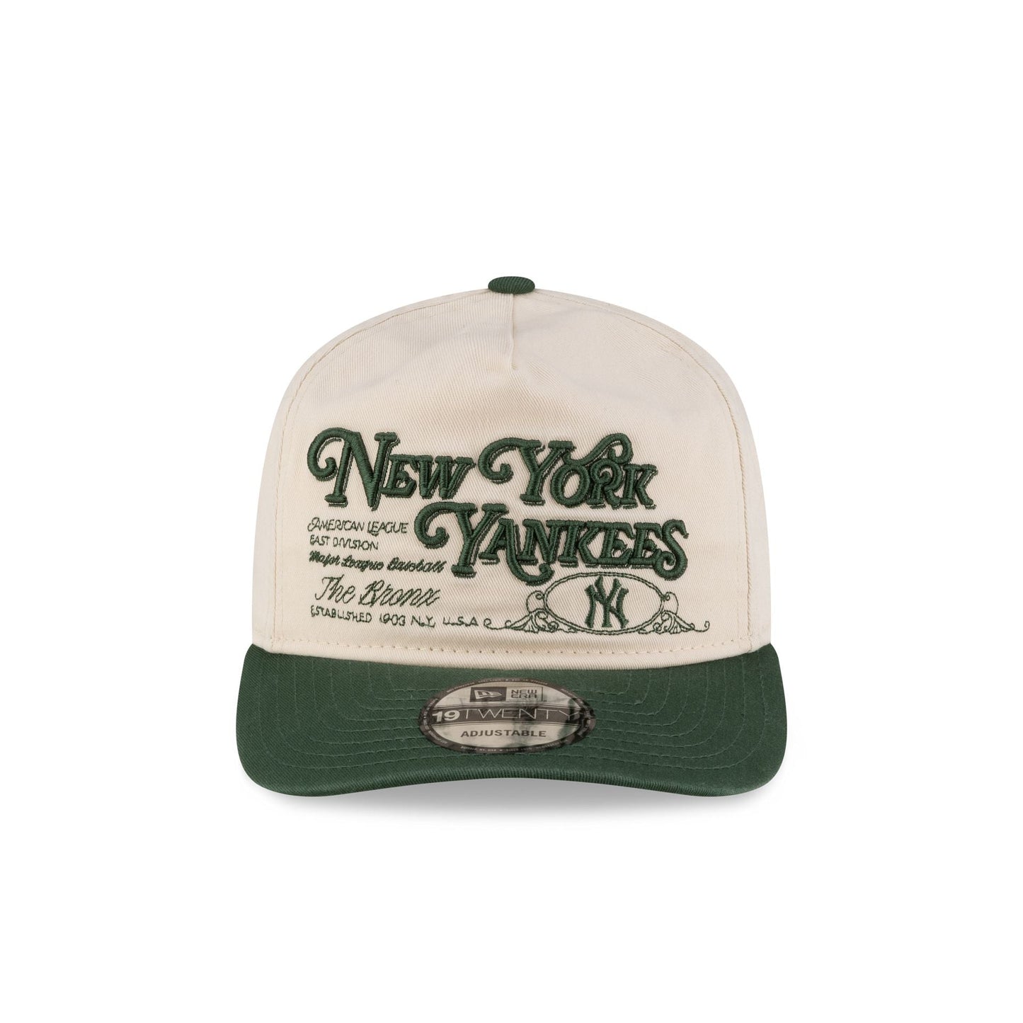 New York Yankees Washed Graphic Cilantro 19TWENTY Adjustable Hat