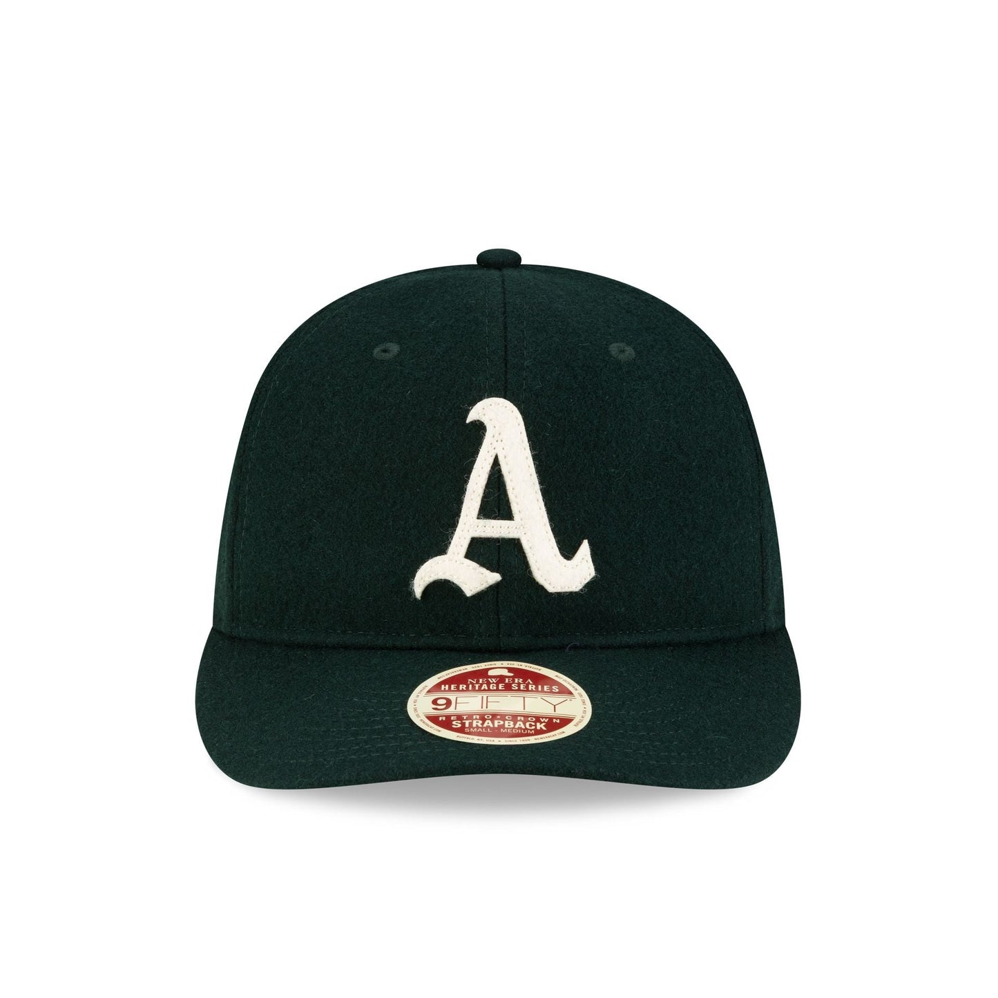 Athletics Melton Wool Heritage Series Retro Crown 9FIFTY Strapback Hat