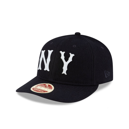 New York Highlanders Black Melton Wool Heritage Series Retro Crown 9FIFTY Strapback Hat