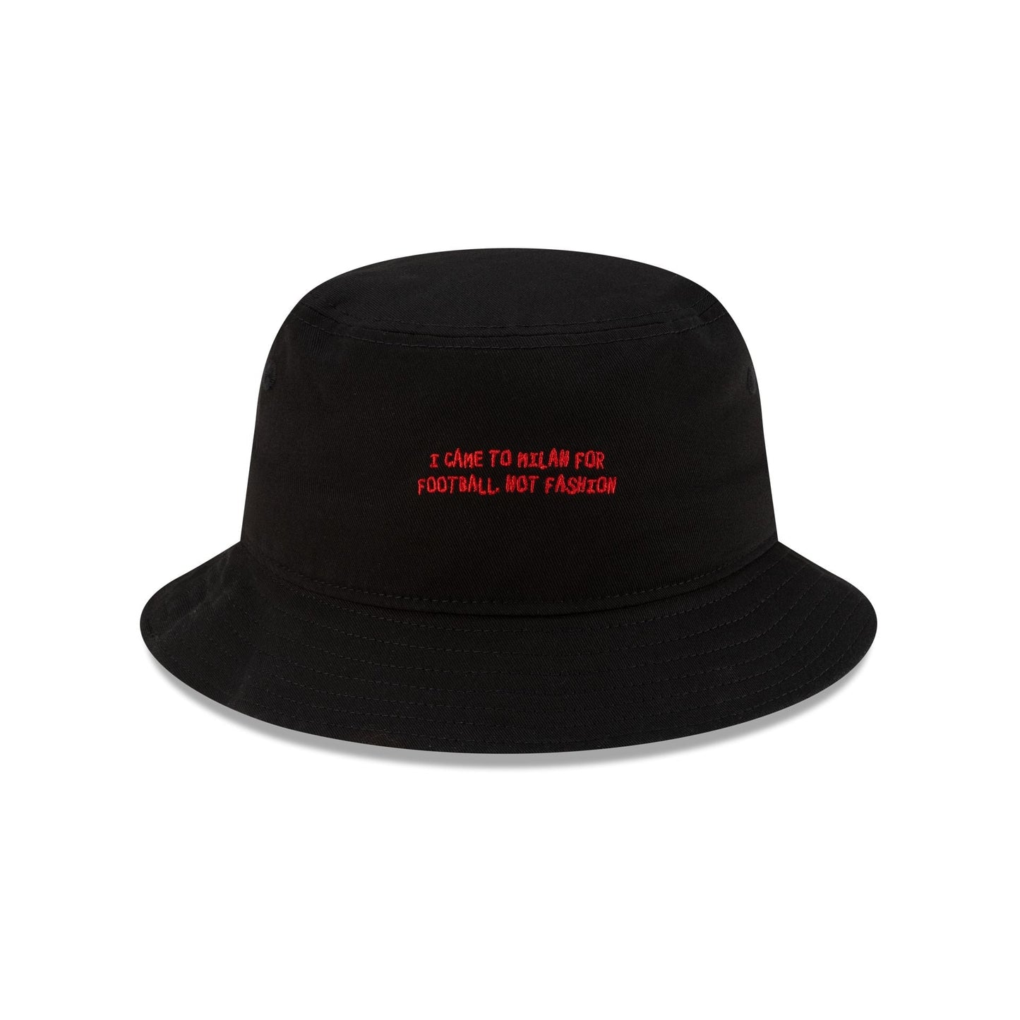 AC Milan Phrase Black Bucket Hat Hat