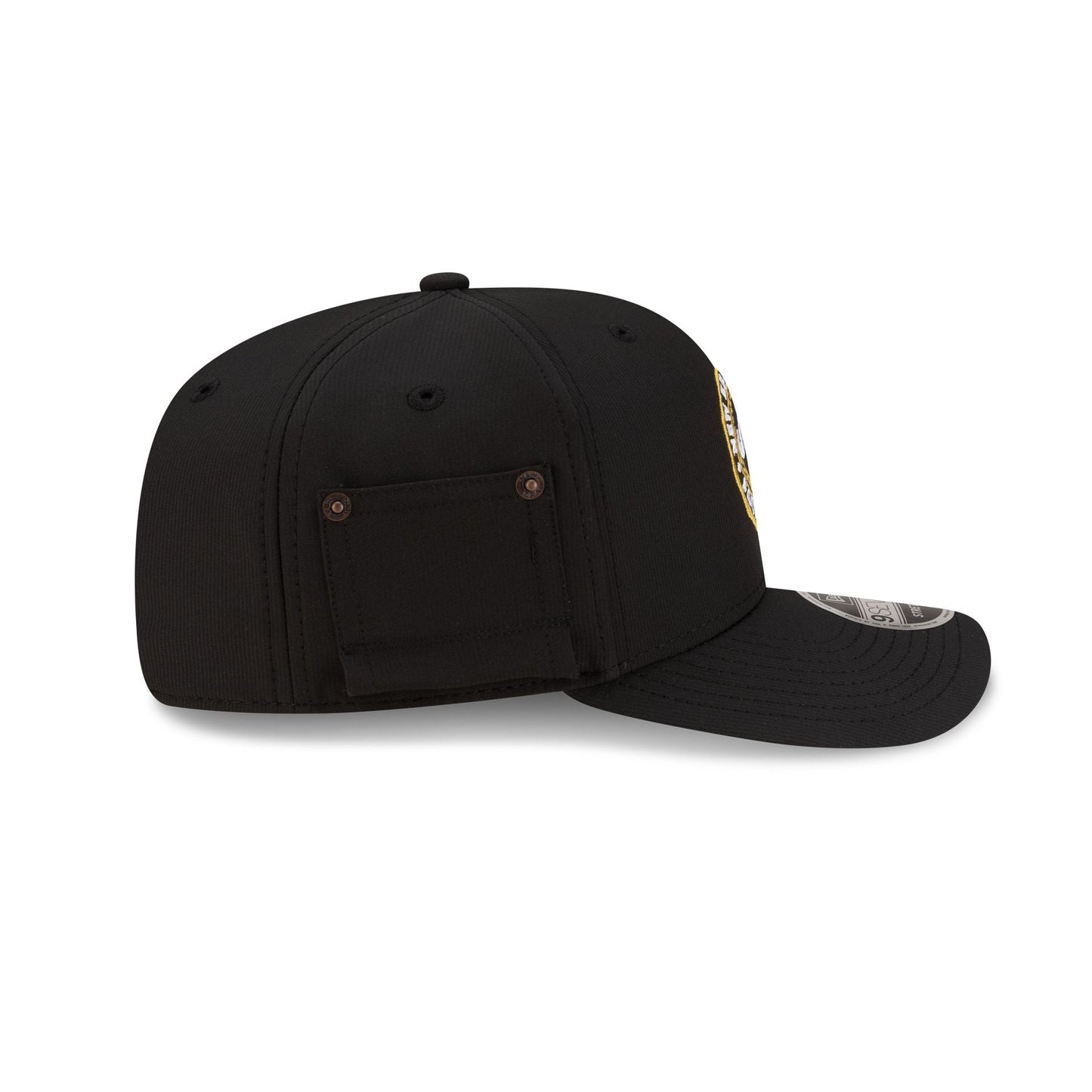 New Era Cap Golf Club Black 9SEVENTY Stretch-Snap Hat