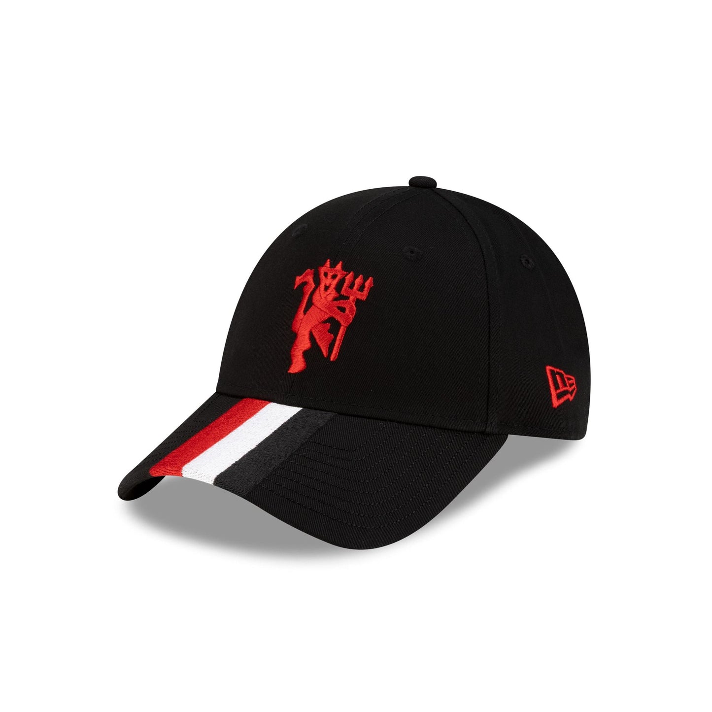 Manchester United FC Stripe Black 9FORTY Adjustable Hat