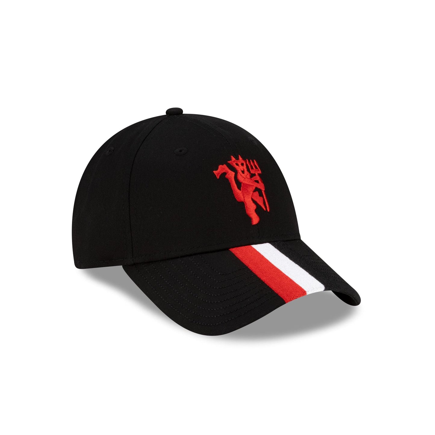 Manchester United FC Stripe Black 9FORTY Adjustable Hat