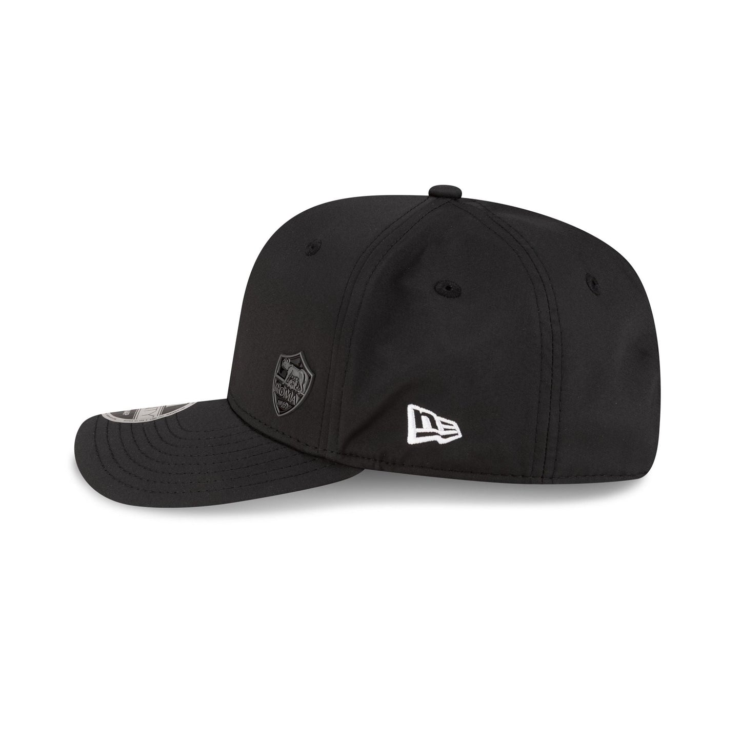 AS Roma Flawless Pin Black 9SEVENTY Stretch-Snap Hat