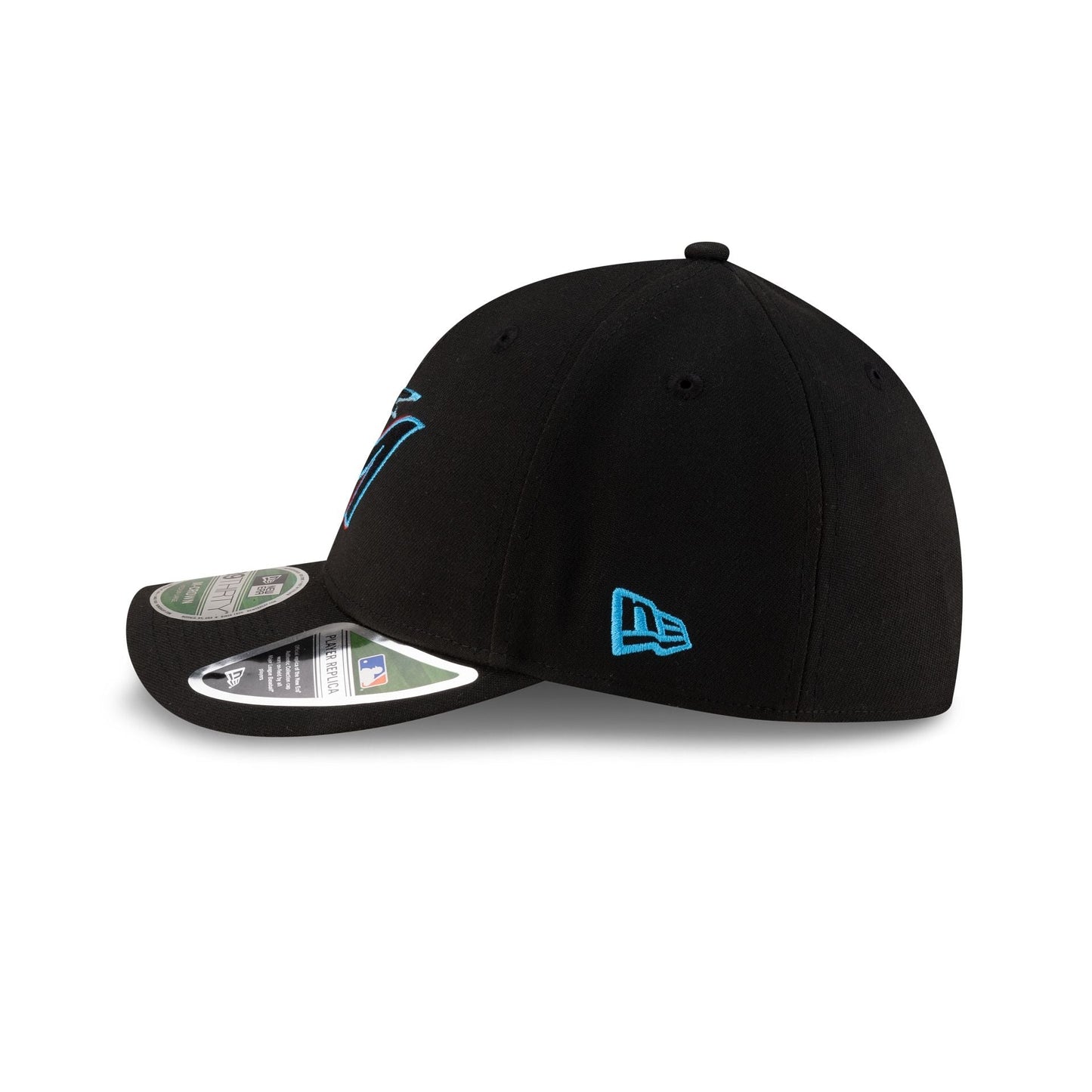 Miami Marlins Player Replica 39THIRTY M-Crown Stretch Fit Hat