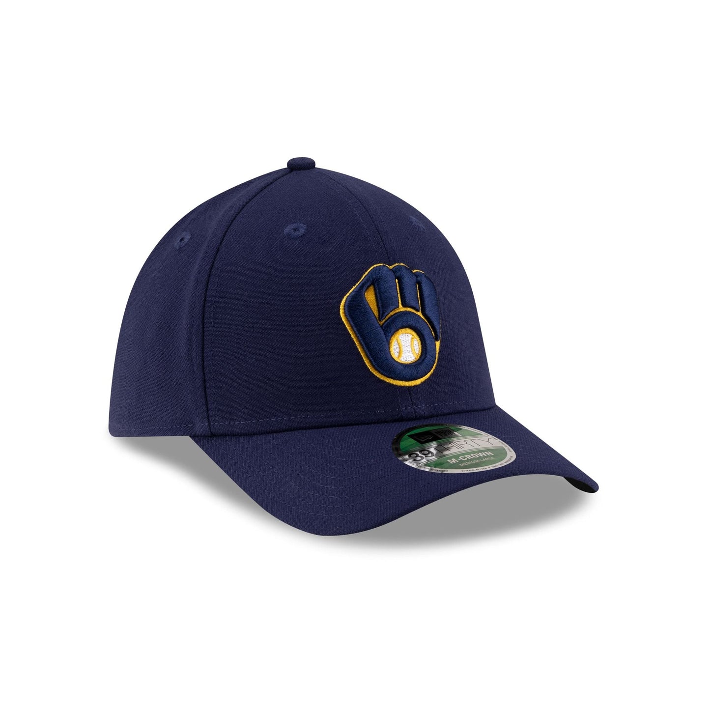 Milwaukee Brewers Player Replica 39THIRTY M-Crown Stretch Fit Hat