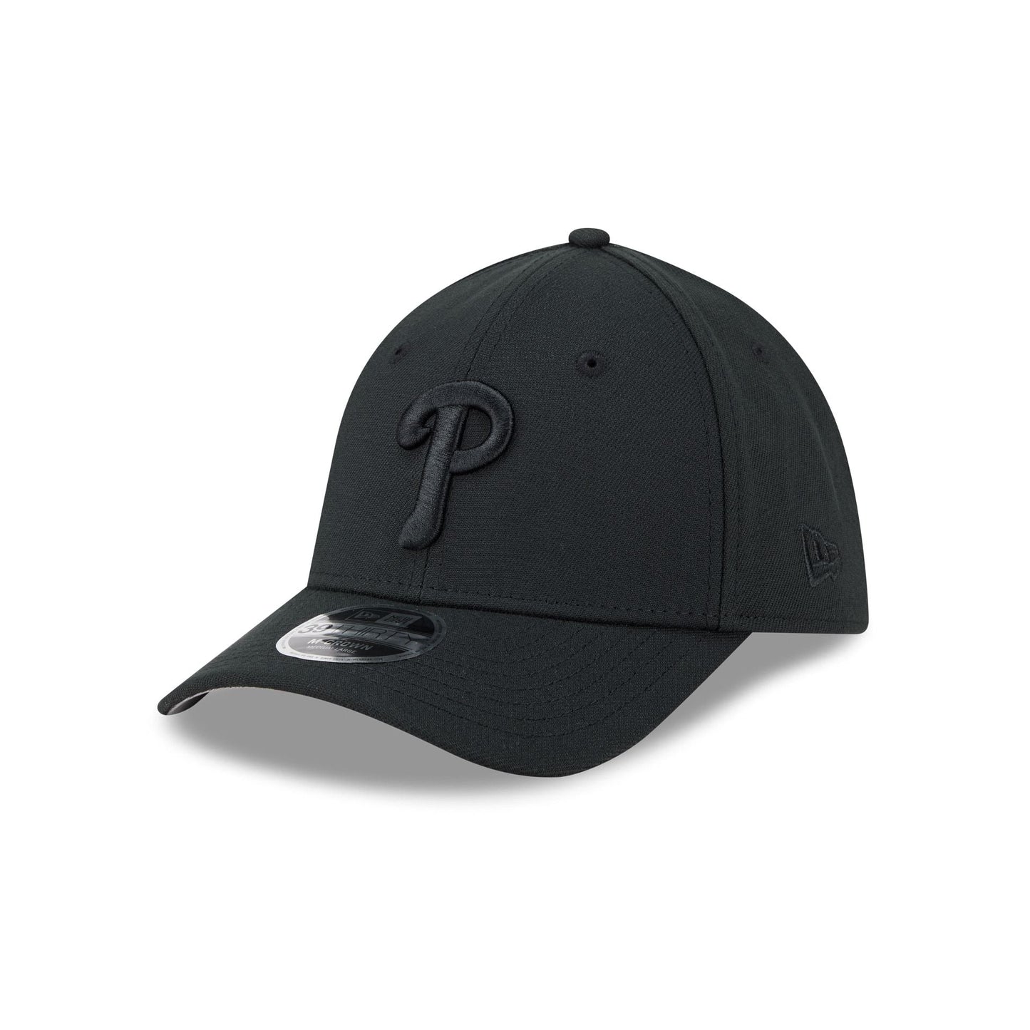 Philadelphia Phillies Black and White 39THIRTY M-Crown Stretch Fit Hat
