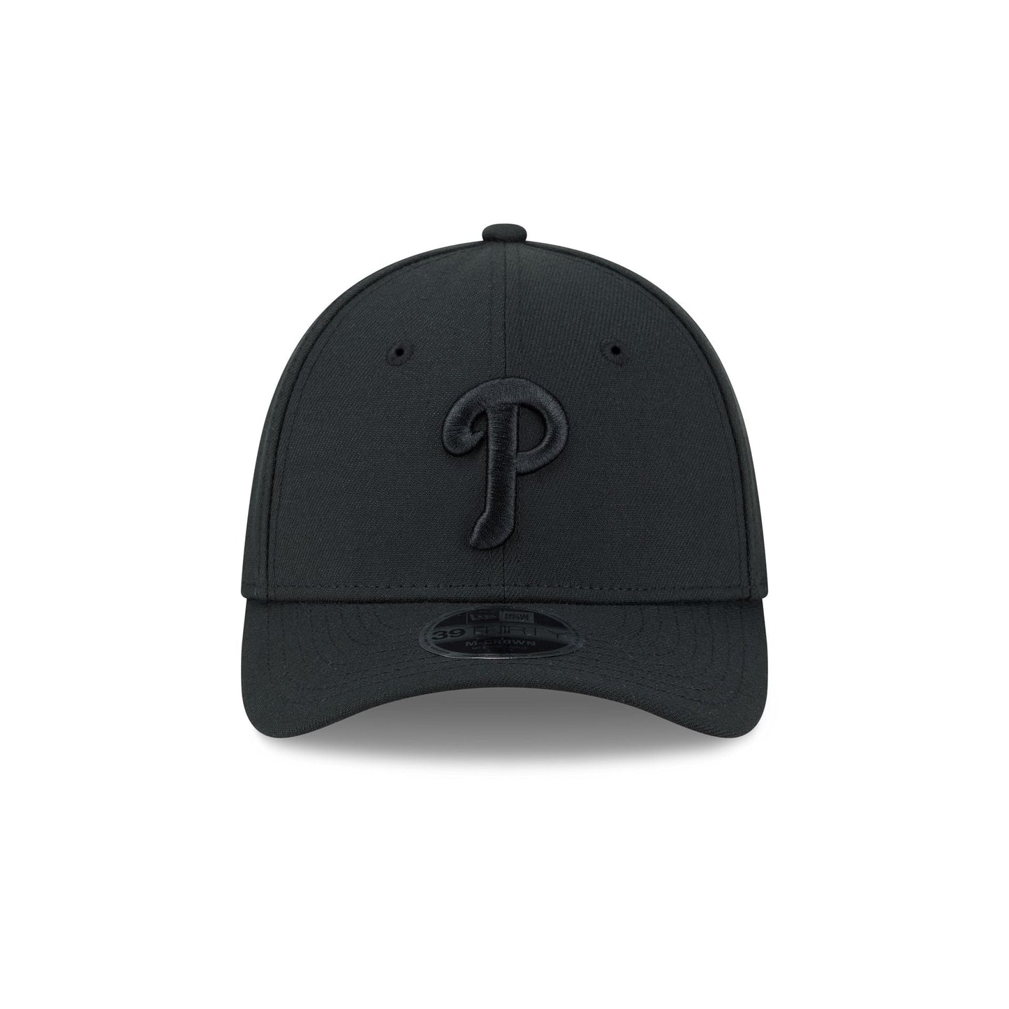 Philadelphia Phillies Black and White 39THIRTY M-Crown Stretch Fit Hat