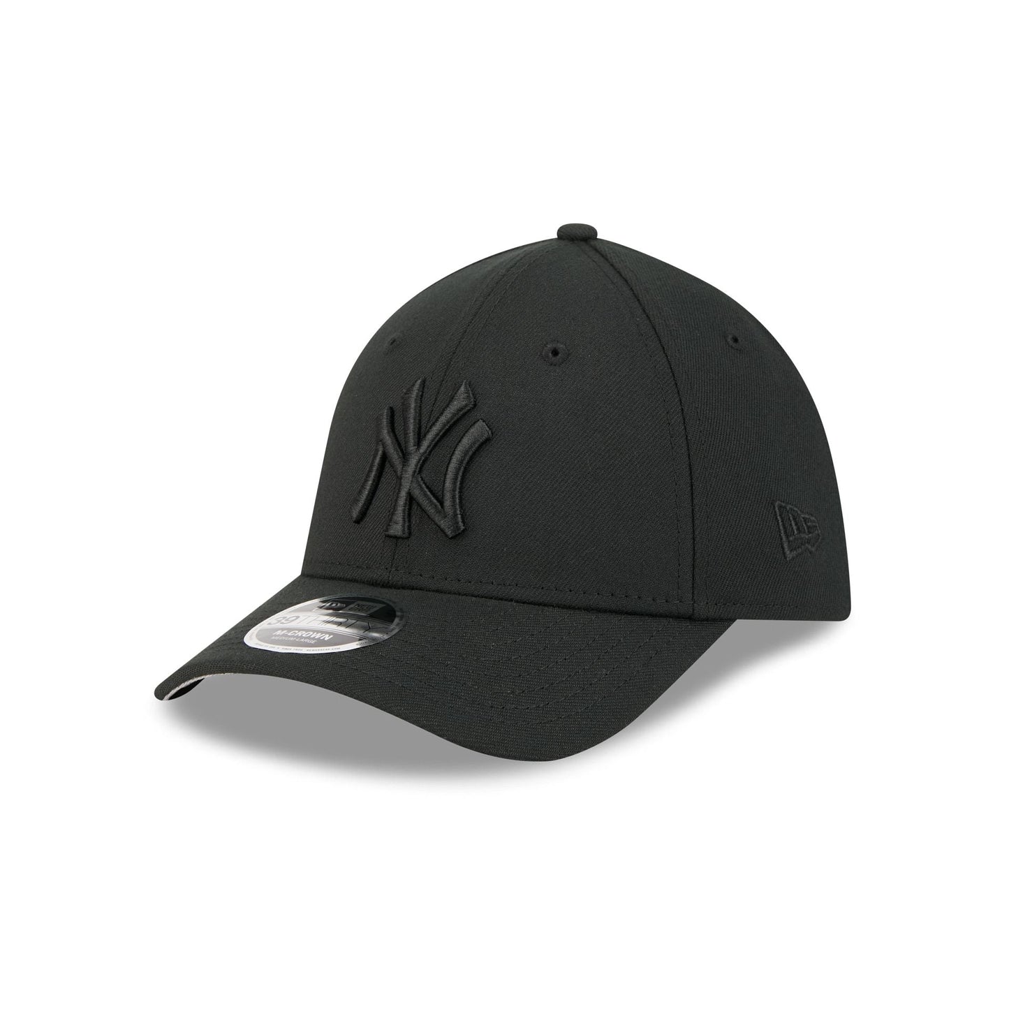 New York Yankees Black and White 39THIRTY M-Crown Stretch Fit Hat