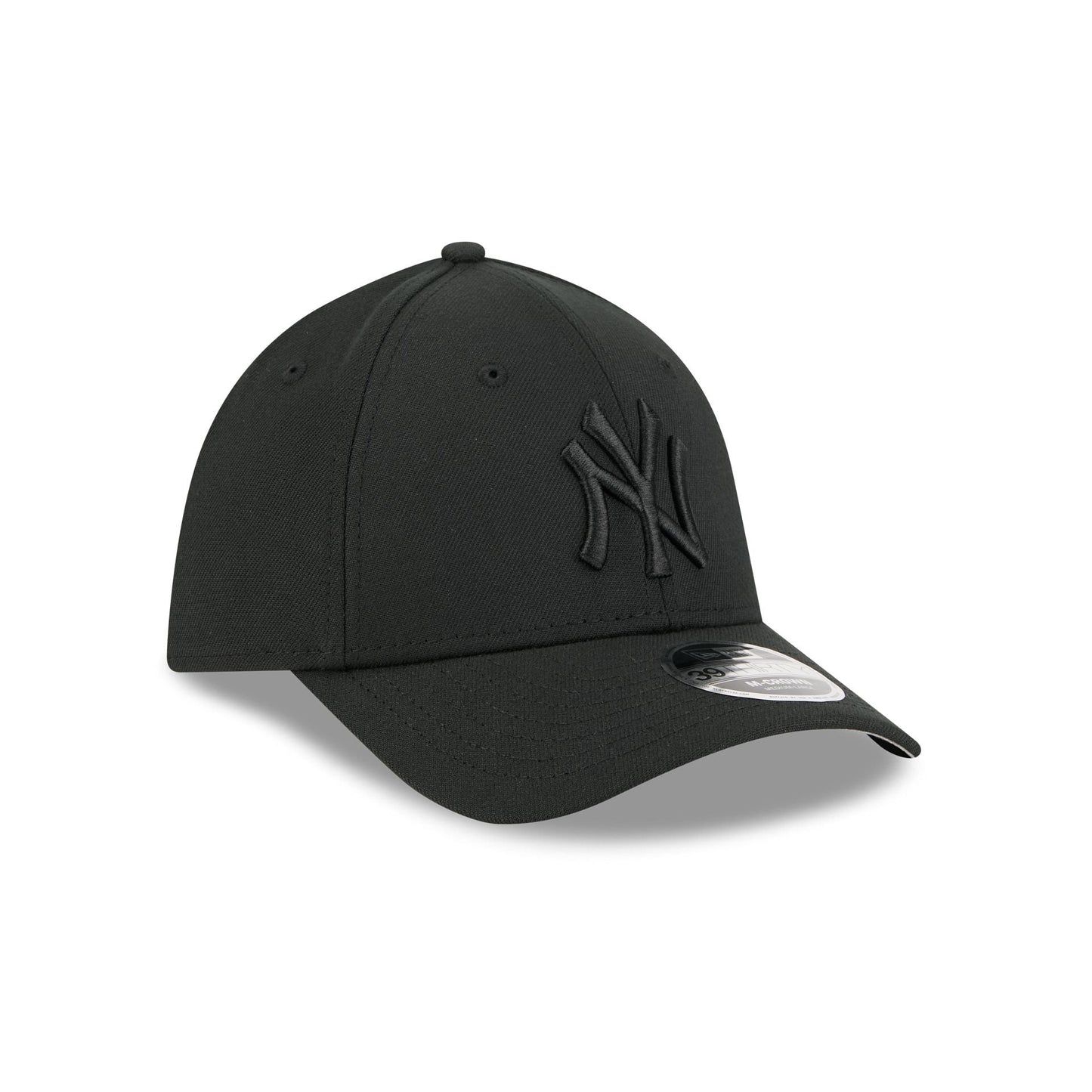 New York Yankees Black and White 39THIRTY M-Crown Stretch Fit Hat