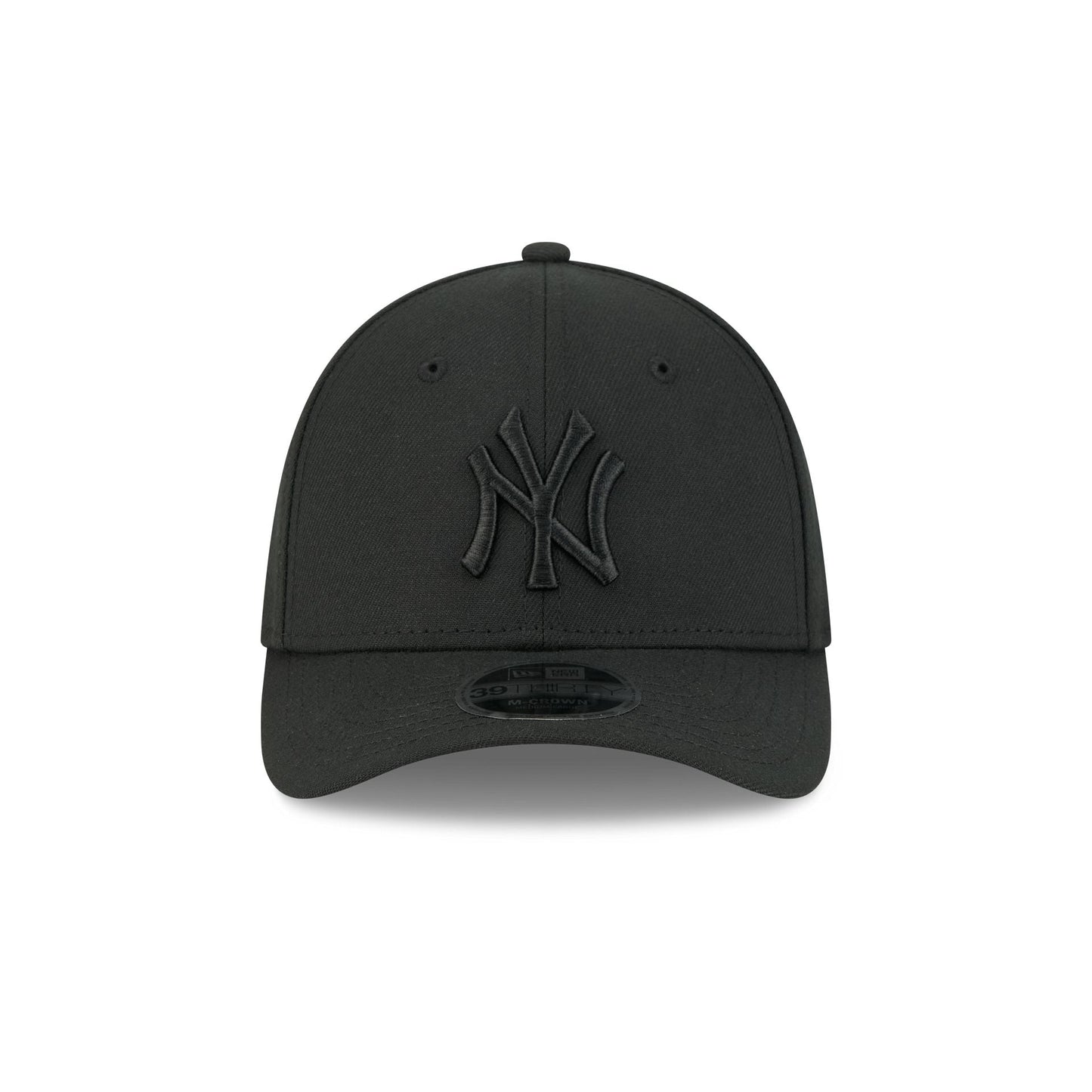 New York Yankees Black and White 39THIRTY M-Crown Stretch Fit Hat
