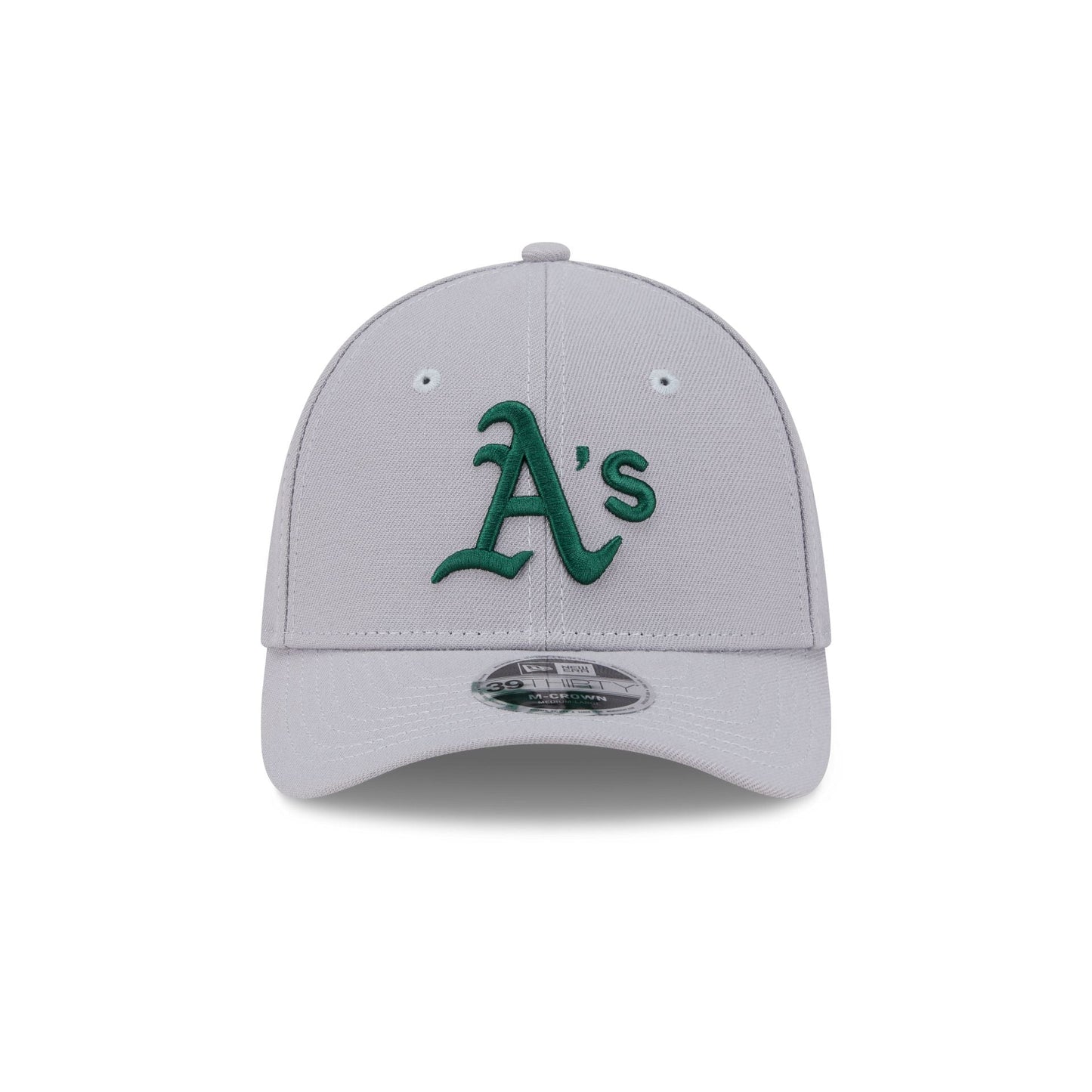 Athletics Gray 39THIRTY M-Crown Stretch Fit Hat