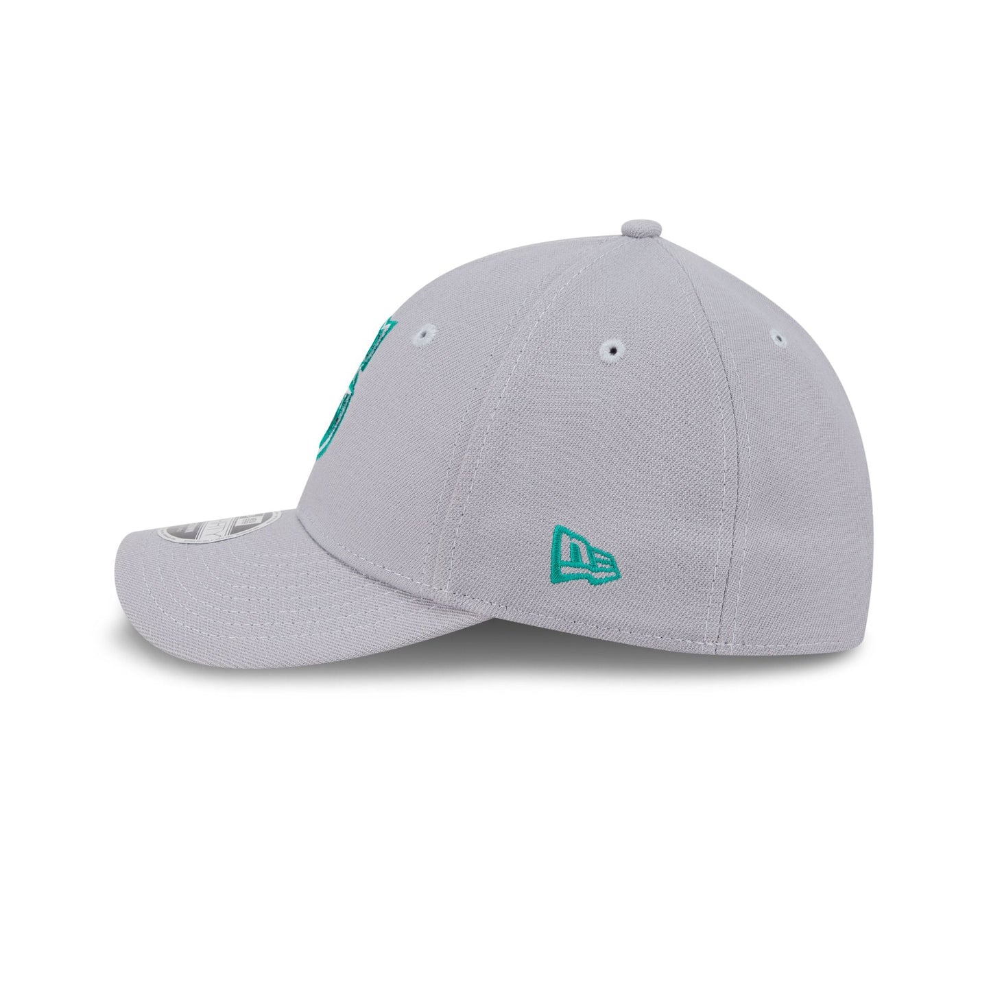 Seattle Mariners Gray 39THIRTY M-Crown Stretch Fit Hat