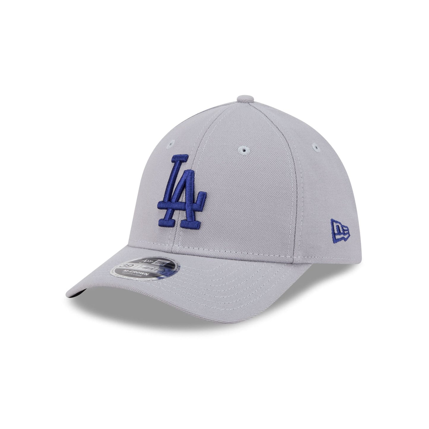 Los Angeles Dodgers Gray 39THIRTY M-Crown Stretch Fit Hat