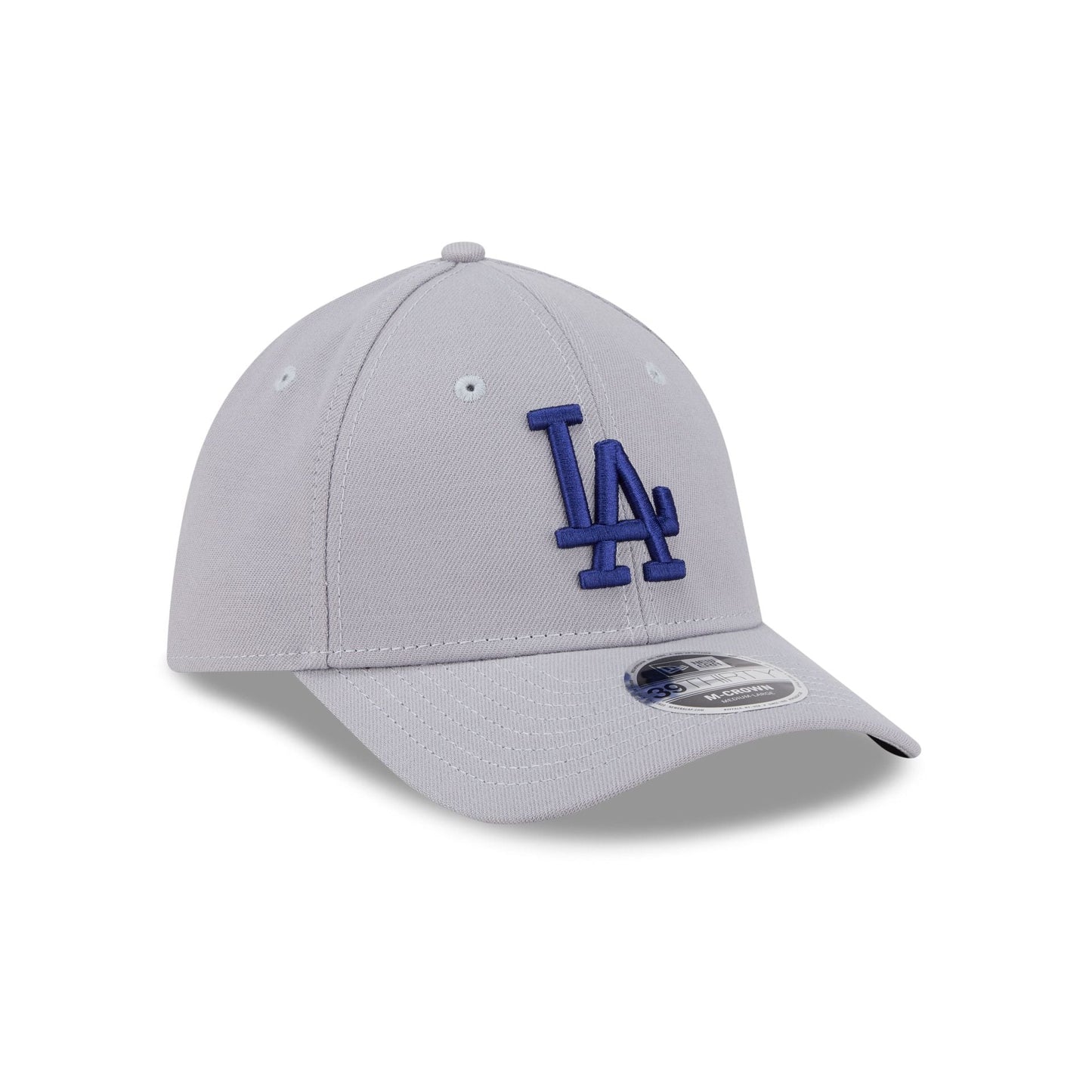 Los Angeles Dodgers Gray 39THIRTY M-Crown Stretch Fit Hat