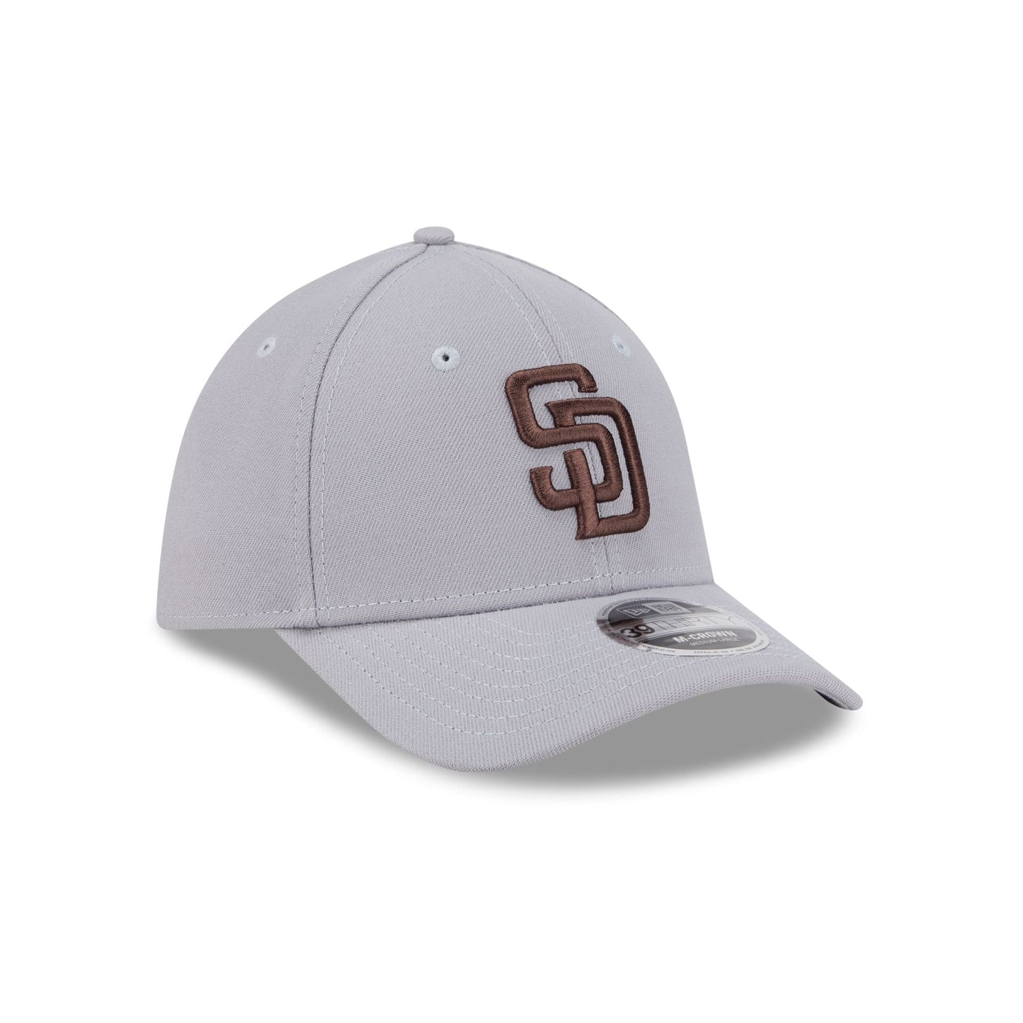 San Diego Padres Gray 39THIRTY M-Crown Stretch Fit Hat