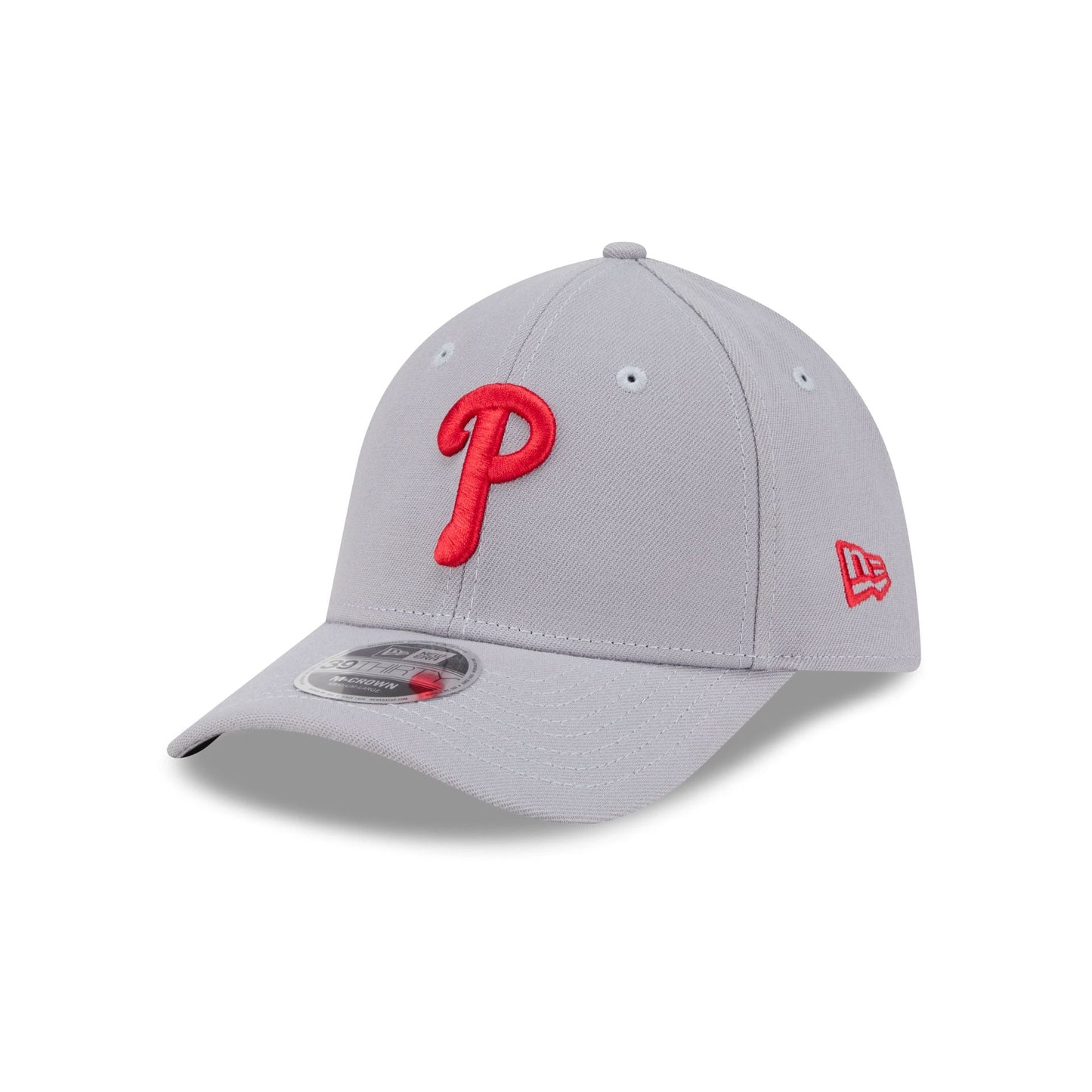 Philadelphia Phillies Gray 39THIRTY M-Crown Stretch Fit Hat
