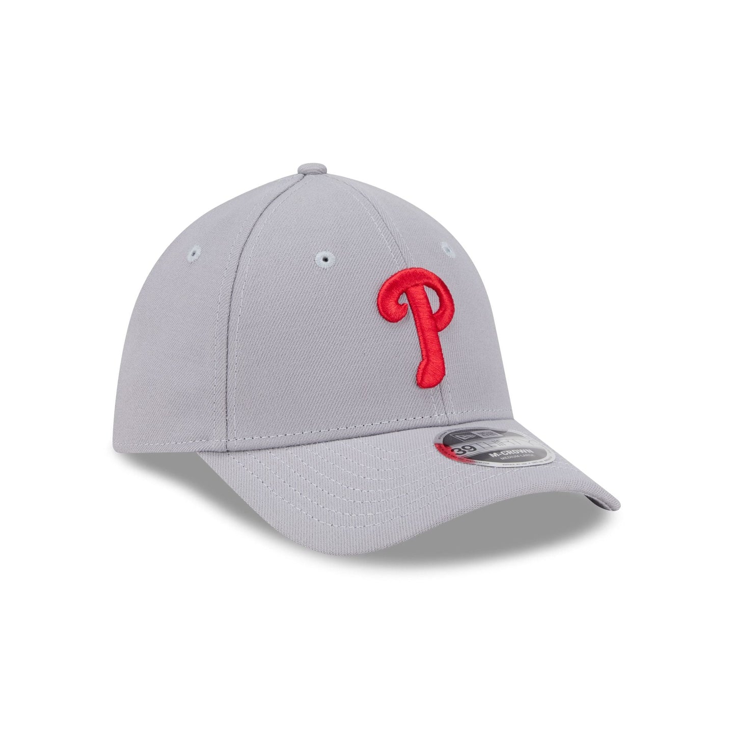 Philadelphia Phillies Gray 39THIRTY M-Crown Stretch Fit Hat