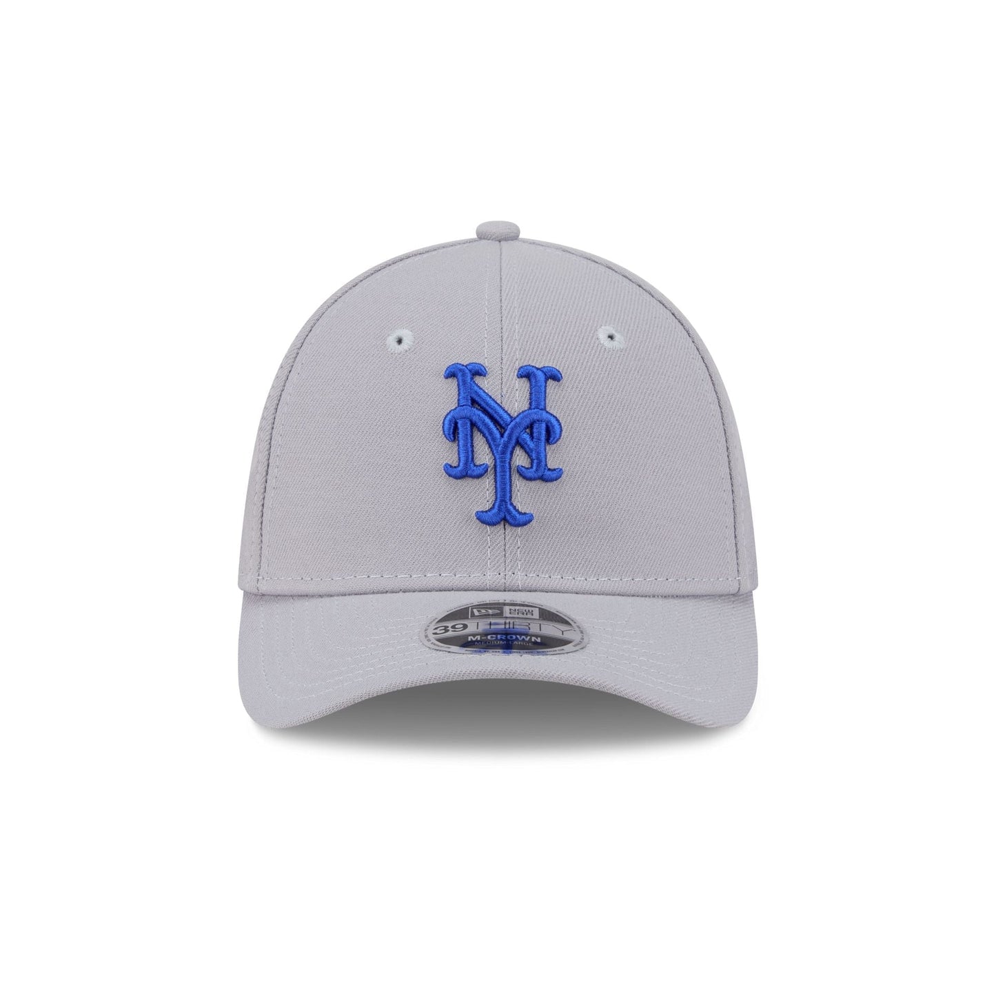 New York Mets Gray 39THIRTY M-Crown Stretch Fit Hat