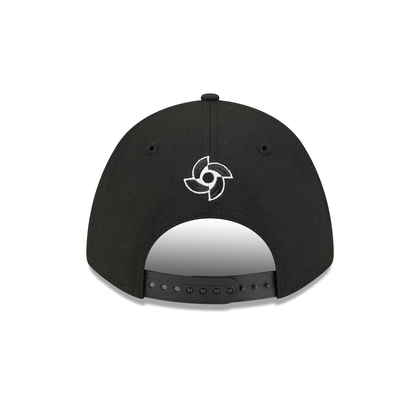 Puerto Rico World Baseball Classic Black and White 9FORTY M-Crown A-Frame Snapback Hat