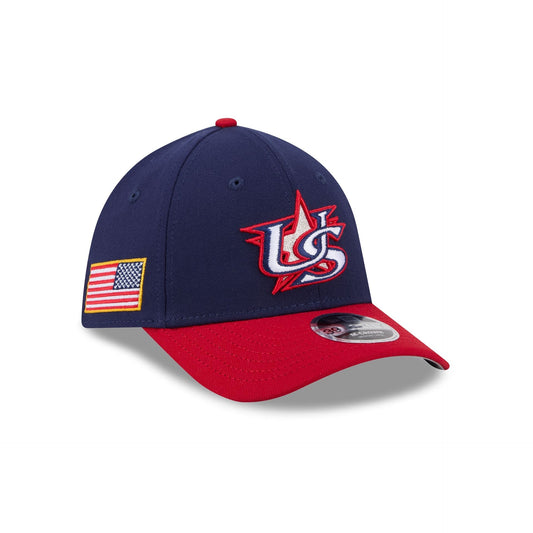 2026 World Baseball Classic USA 39THIRTY M-Crown Stretch Fit Hat
