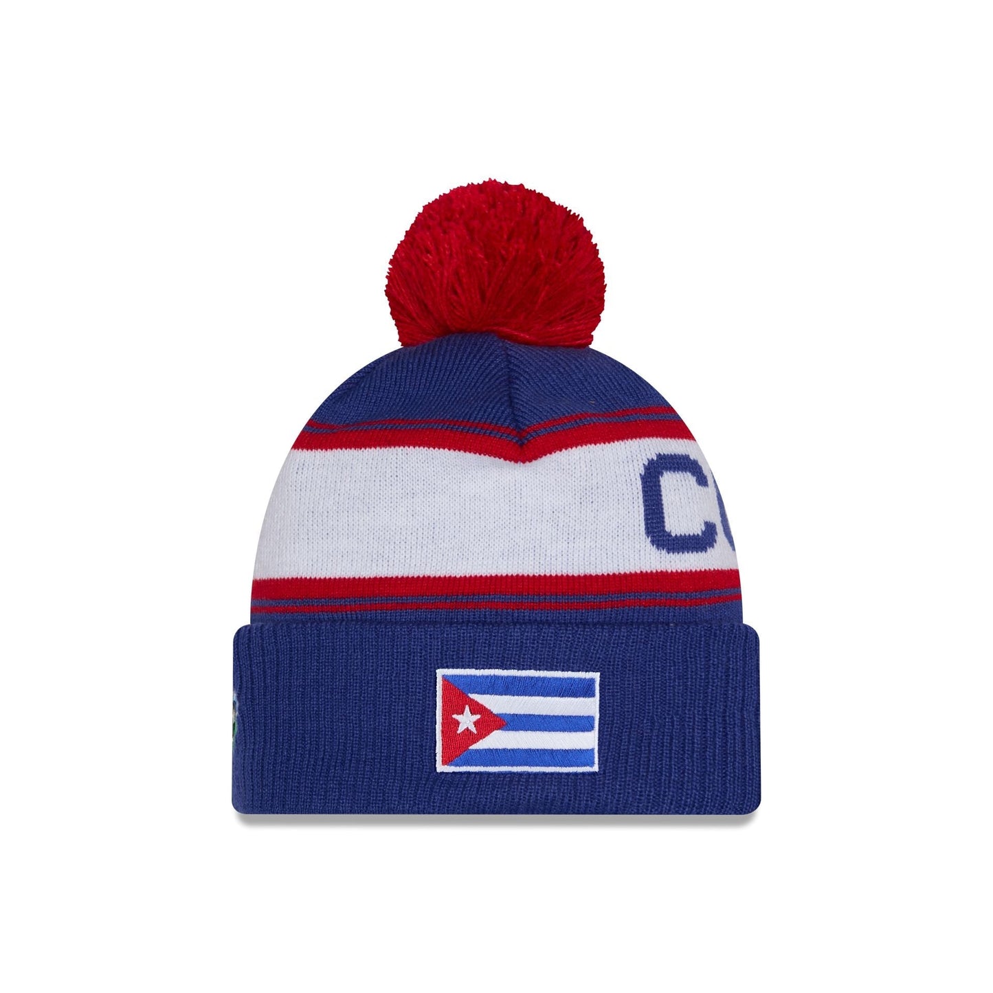 2026 World Baseball Classic Cuba Pom Knit Hat