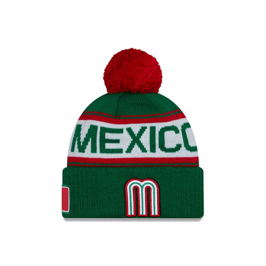 2026 World Baseball Classic Mexico Pom Knit Hat