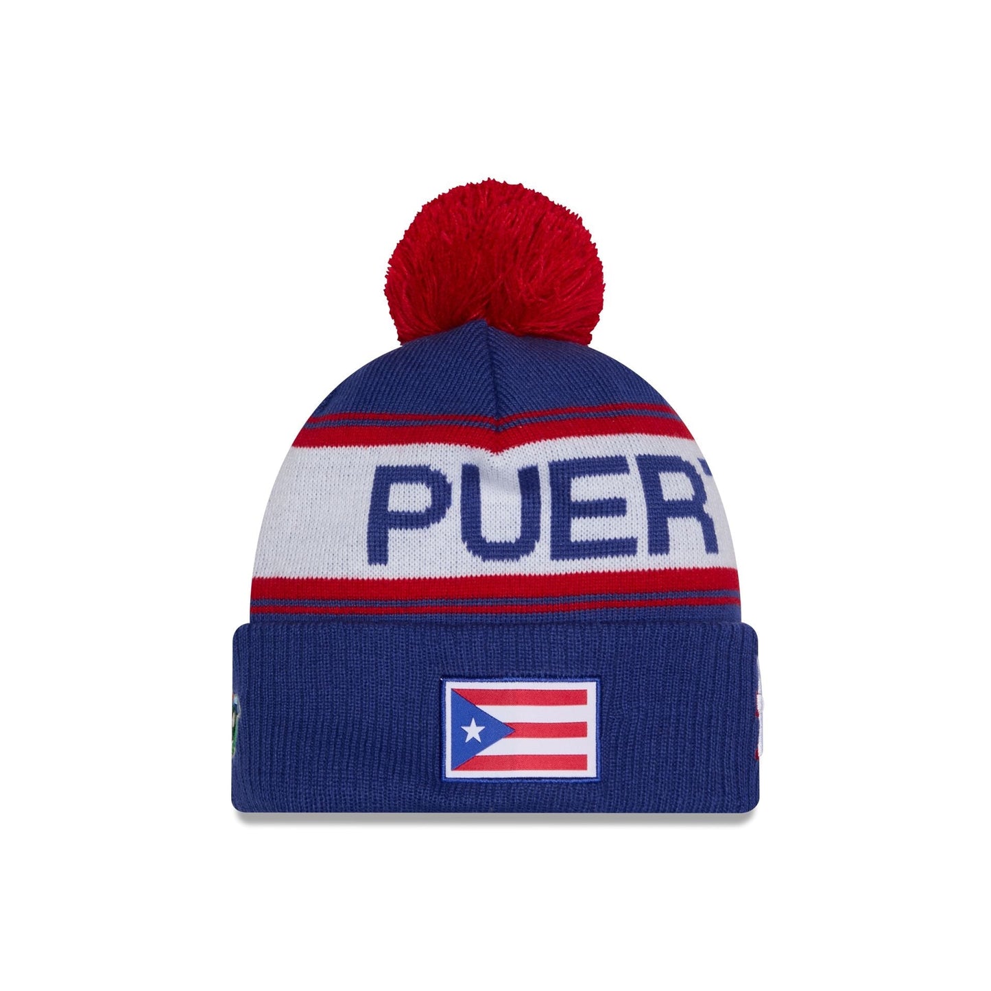 2026 World Baseball Classic Puerto Rico Pom Knit Hat