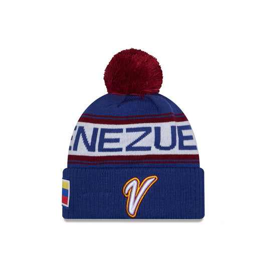 2026 World Baseball Classic Venezuela Pom Knit Hat