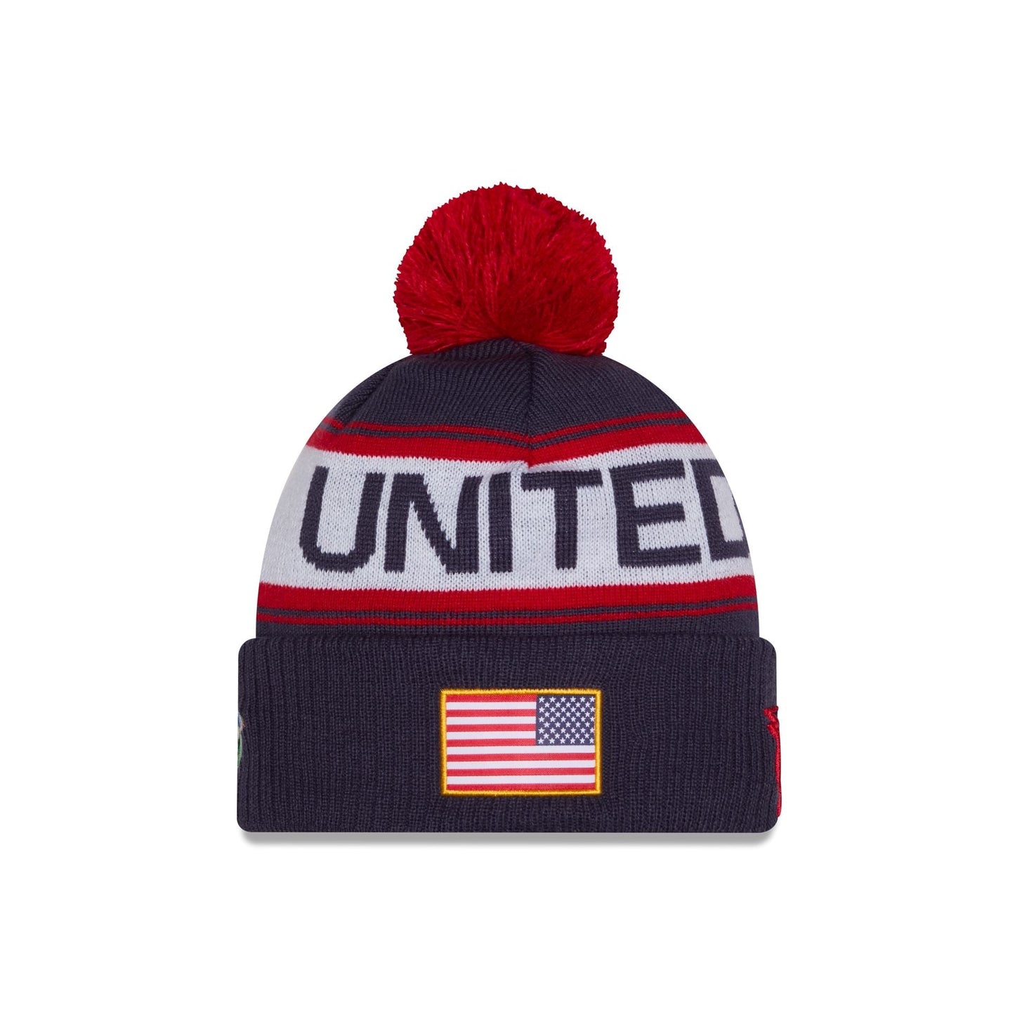 2026 World Baseball Classic USA Pom Knit Hat