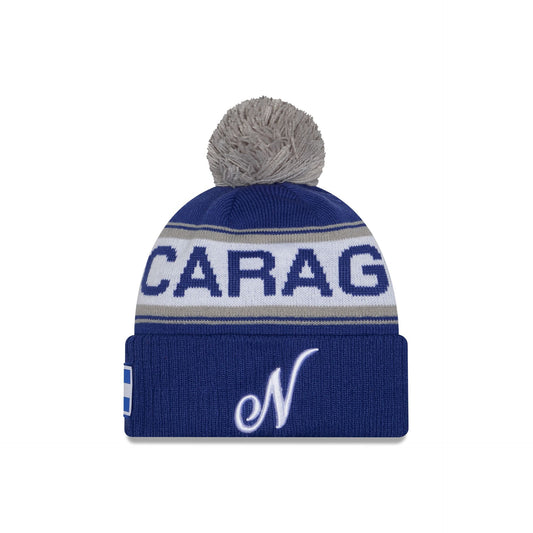 2026 World Baseball Classic Nicaragua Pom Knit Hat
