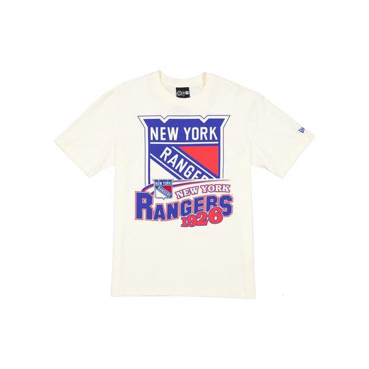 New York Rangers Retro Chrome White T-Shirt