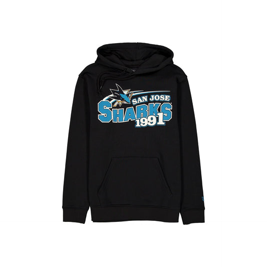 San Jose Sharks Retro Black Hoodie