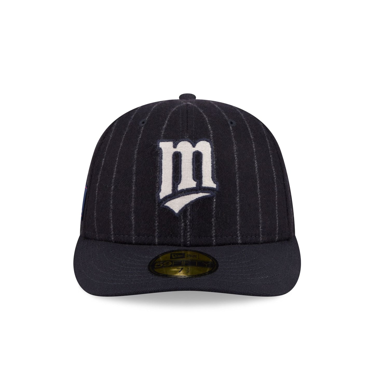 Minnesota Twins Pinstripe Merino & Cashmere Moon 59FIFTY Fitted Hat