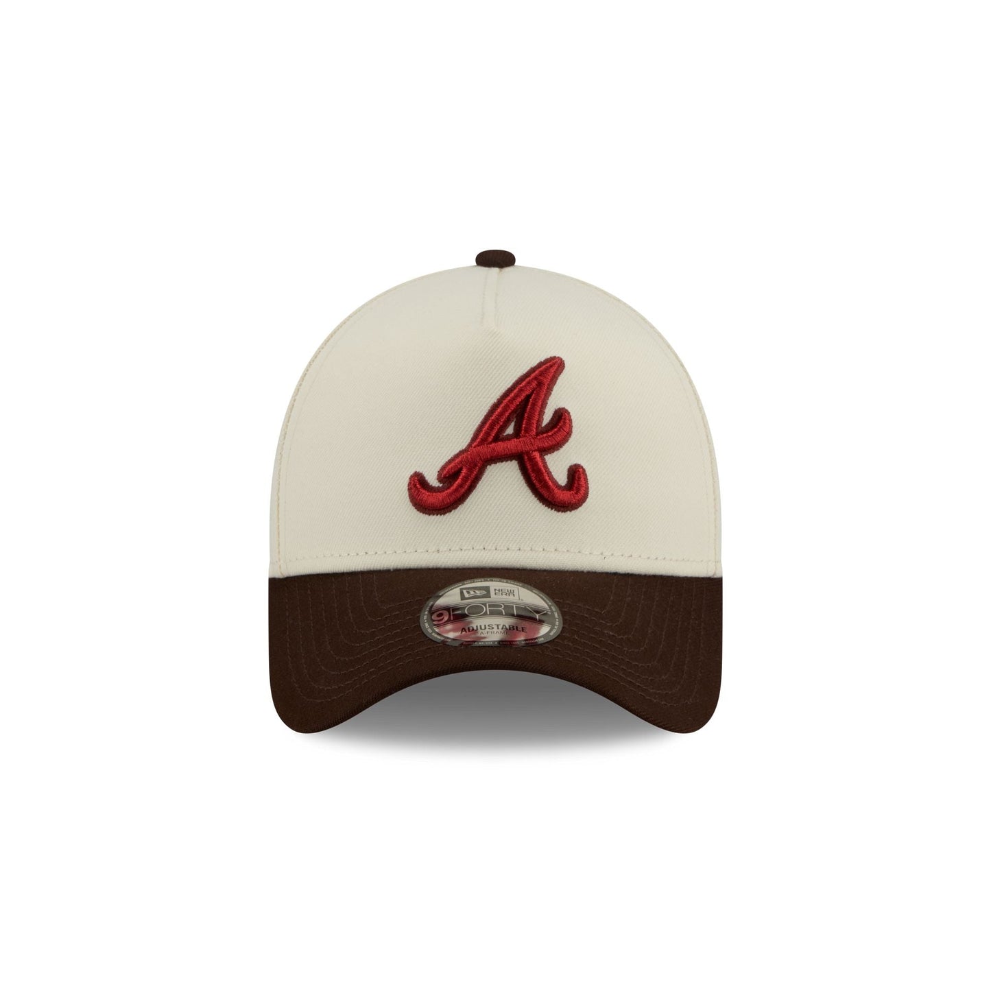 Atlanta Braves City Script 9FORTY A-Frame Snapback Hat