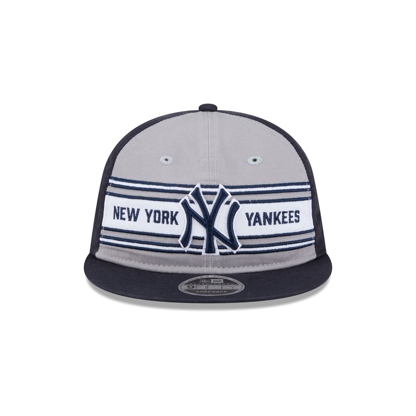 New York Yankees Team Stripes Retro Crown 9FIFTY Snapback Hat